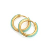 6pcs Colorful Enamel Stainless Steel Earring Hoop For Women Round Circle Huggie Earring Jewelry Supplies - Image 12