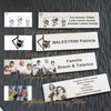 Custom Engrave Photo Text Adhesive Rectangular Plate Mailbox ID Door Tag Plate 70 20mm Stainless Steel Logo Nameplate Brooch - Image 2