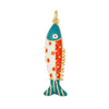 Enamel Fish Bone Squid Marine Sea Dalphin Charm Pendant, Gold Silver Plated Zircon Jewelry Finding Supplies - Image 27