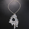 Masquerade Mask Half Face Women Luxury Dance Accessories Venice Mysterious Crystal Face Jewelry Performance Prom Decor Halloween