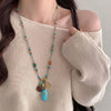 Vintage Red Velvet Bowknot Choker Necklace for Women Elegant Weave Knotted Bowknot Long Rope Layered Chain Y2K Sexy Jewelry Gift - Image 12