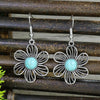 39 Styles Bohemian Vintage Tibetan Silver Geometric Drop Earrings For Women Ethnic Blue Stone Tassel Dangle Earrings Jewelry - Image 30