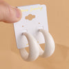 FishSheep Acrylic C Shape Hoop Earrings For Women Korean Colorful Geometric Resin Circle Earrings Jewelry - Image 11