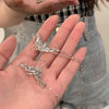 Y2K Irregular Liquid Earrings for Women Silver Color Hip-Hop Punk Geometric Earring Clip Girl Party Jewelry - Image 8
