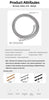 Hiyee Chain Necklace Mix And Match For Women Men Stainless Steel Snake Twist Long Collar High Polished - Image 17
