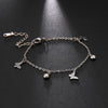 Stainless Steel Tiny Heart Charms Anklet Girl Summer Beach Dainty Moon Star Dangles Bohem Cute Ankle - Image 12