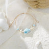 Adjustable Beaded Bracelet with Shell and Starfish Motifs - Image 8