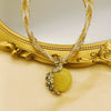 Multilayer Beads Chain Crystal Gem Stone Pendant Necklaces Boho Statement Jewelry - Image 45