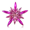 Christmas Shiny Crystal Brooch Star Shape Colorful Snowflake Pin Men and Women Accessories Holiday Gift - Image 11