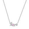 Silver Four-Leaf Clover Butterfly Star Moon Heart Key Necklace fit Women Jewelry Valentine's Day Gift - Image 25