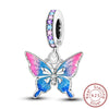 Silver Charm Beads Glowing Luminous Firefly Butterfly Pendant for Bracelet Charm Jewelry - Image 28