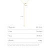Silver Minimalist Wheat Leaf Pendant Long Y-Shaped Necklace Jewelry for Women's Casual Style - Image 6