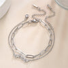 Bear Cat Dog Paw Anklet Women Stainless Steel Double Layer Beads Chain Ankle Bracelet Animal Footprints Summer Accessory - Image 12