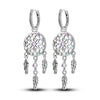 Silver Star Moon Bee Golden Earring For Women Sparkling Zircon Wedding Engagement Jewelry Gift - Image 39
