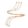 Coil Upper Arm Cuff Open Arm Band Bracelet for Women Greek Goddess-Filigree Swirl Boho-Armlet Bangle Costume Jewelry M6CD - Image 5