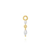 Silver Horse Eye Zircon Tassel Earrings For Women Double Studs Gold Color Earrings Jewelry - Image 9