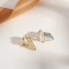 Wenhq Vintage Flower Leaf Clip on Earrings for Women's Party Rhinestone Pearl Cuff Ear Clip Jewelry Accessory - Image 4