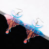 Iridescent Luna Moth Laser Acrylic Earrings for Women Cute Butterfly Drop Dangle Earring Statement Jewelry Gifts - Image 1