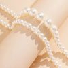 Two-Piece Imitation Pearl Beaded Choker Set in Gold-Tone - Image 14