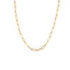 Gold Plated Bold Paper Clip Chain Statement Necklace Minimalism Link Chain Necklaces For Women Ladies Chains - Image 7
