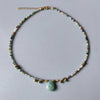 The Small Fresh Green Stone Beaded Necklace Copper Alloy Bigeville Eye Pendant Decoration Women Gilrs Birthday Gift - Image 31