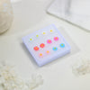 ZS 6 Pair/Lot Colorful Flower Acrylic Stud Earring Set For Women Girls Ear Studs Cartilage Helix Piercing Jewelry - Image 4