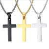 Stainless Steel Cross Pendant Necklace Punk Hip Hop Jewelry Gift for Women Men Boys Girls Link Chain Charm Cool - Image 3