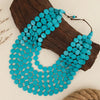 Geometric Round Wooden Beads Handmade Beaded MultiLayer Long Necklaces For Women Vacation Party Jewelry - Image 4
