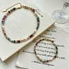 Colorful Bead Necklace and Bracelet Options with Imitation Pearl Accents - Image 7