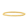 Gold Color Bracelets 2/3/4/5/6/8/10MM Ball Beads Cuff Bracelet for Women Men Charms Metal Statement Jewelry - Image 8
