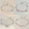 Elegant Crystal Flowers Bracelet For Women Y2K Sweet Moon Cherry Blossom Bow Zircon Bracelets Jewelry Gift - Image 2