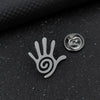 Gold Plated Palm Brooch for Unisex Stainless Steel Butterfly Buckle Brooch Wedding Banquet Groomsman and Groom Gift - Image 9