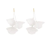 Large Yarn FLower Petal Earrings For Women Long Drop Jewelry Aesthetic Summer Accessories Party - Image 10