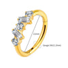 Titanium Baguette CZ Cluster Huggie Hoop Earring 16G Cartilage Helix Conch Clicker Ring Piercing Jewelry - Image 8