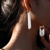 Charm Sparkling Galaxy Falls Long Tassel Drop Dangle Earrings for Women Exaggerate Stainless Steel Chain Hoop Earring Jewelry - Image 3