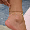 Cubic Zircon Geometric Pendant Anklet Chain Women's Gold Pvd Plated Stainless Steel Beach Jewelry Gifts - Image 4