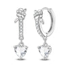 Sales Silver Earrings Rainbow Zirconium Square Hoop Earrings For Women Anniversary Wedding Jewelry Gifts - Image 7