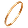 Stainless Steel Bamboo Cuff Bracelets Bangles for Woman Gold Color Wedding Female Jewelry Gifts - Image 28