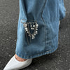 Creative Detachable Imitation Pearl Tassel Brooch Adjustable Trousers Jeans Safety Pin Convenient Versatile Clothing Accessories - Image 3