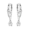 Silver Colorful Love Satellite Drop Earrings Women Earrings Charm Versatile Party Jewelry Gifts - Image 43