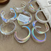 Irregular Geometric Acrylic Cuff Bracelet in Multiple Styles - Image 25