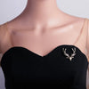 Rinhoo Cute Full Rhinestone Deer Brooches For Women Year Decorative Imitation Pearl Animal Elk Lapel Pins Christmas Jewelry - Image 6