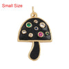 Rainbow Sun Happy Face Round Lemon Mushroom Charm Pendant, Gold Plated Zircon Necklace Bracelet Handmade Jewelry - Image 36