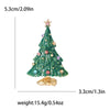 Christmas Rhinestone Christmas Tree Brooches for Women Unisex Enamel Botanical Pin Office Party Friend Gifts Jewelry Accessories - Image 12