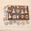 Baroque Zodiac Sign Design Brooches for Men and Women, Jewelry, Accessories, Surprise Party Gifts for Couples - Image 2