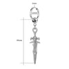 ZS 1 PC Hip Hop Sword Hoop Earring Men Jewelry Dangle Earrings Stainless Steel Round Ear Hoop Cone Chain Punk Jewelry Gift Women - Image 8
