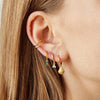 Silver Needle Vintage Shell Pendant Hoop Earrings Women's Pearl Conch Gold Earrings Jewelry Gifts - Image 3