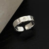 Silver Rings for Women Vintage Matte Frosted Lace Irregular Finger Rings Y2K Couple Ring Hip Hop Jewelry - Image 12