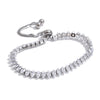 Bling Cubic Zirconia Adjustable Pulled Out Bracelet Bangle Shiny Pvd Wrist Jewelry Women Gift - Image 13