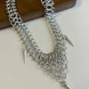 Gothic Jewelry Chain Splicing Rivet Pendant Necklace for Women Vintage Grunge Geometric Necklace Punk Accessories Gift - Image 5